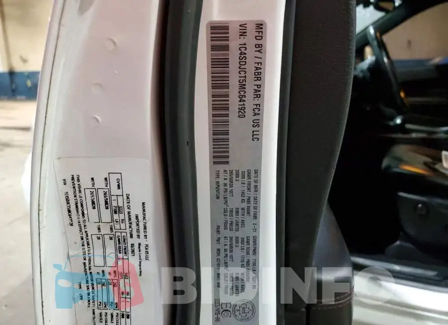 1C4SDJCT5MC641920 Photo# 13