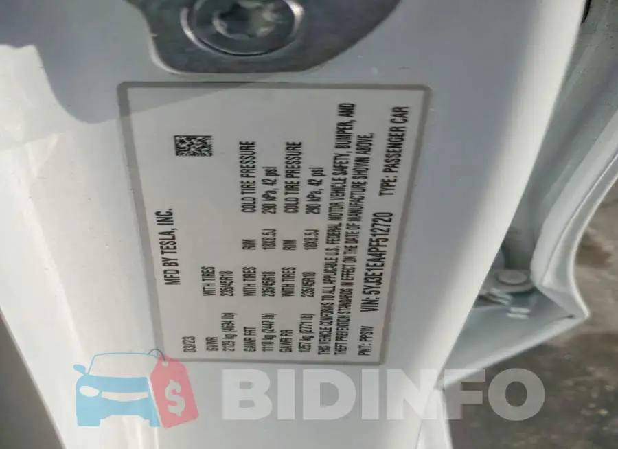 5YJ3E1EA4PF512720 Photo# 12