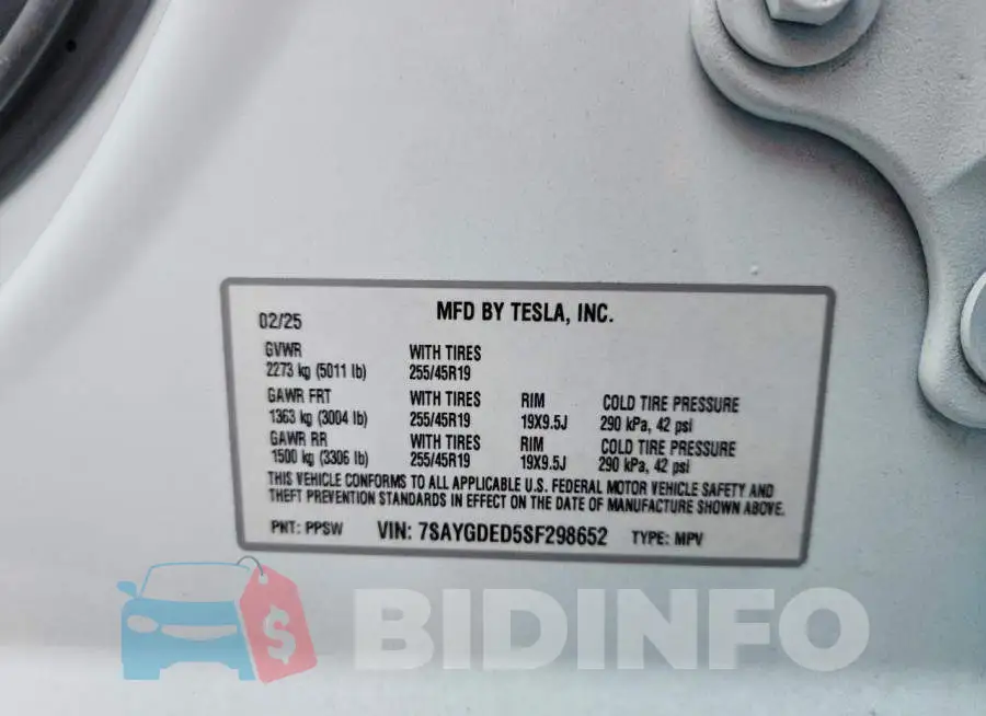 7SAYGDED5SF298652 Photo# 12