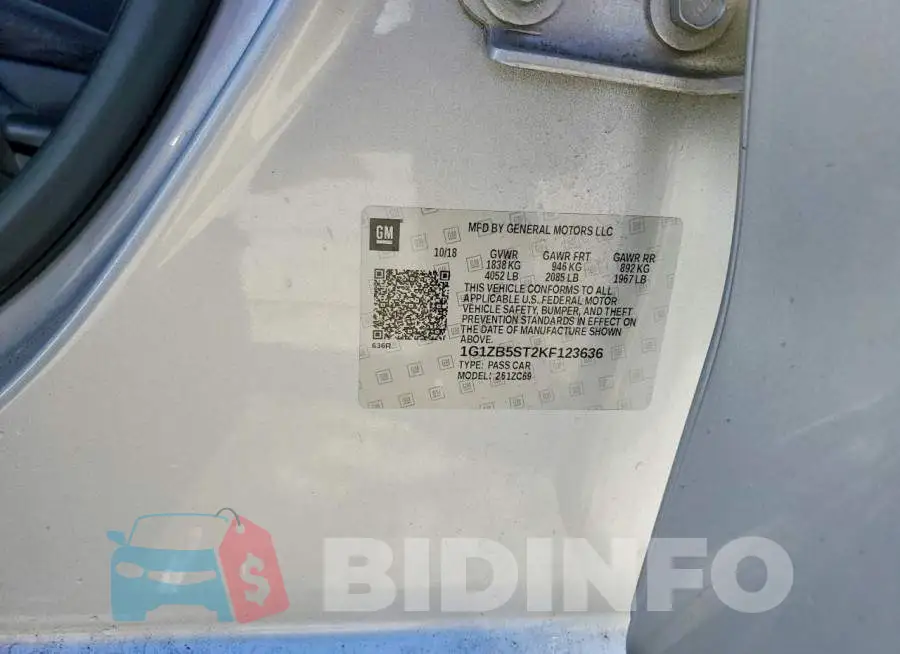 1G1ZB5ST2KF123636 Photo# 12