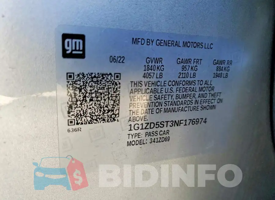 1G1ZD5ST3NF176974 Photo# 12