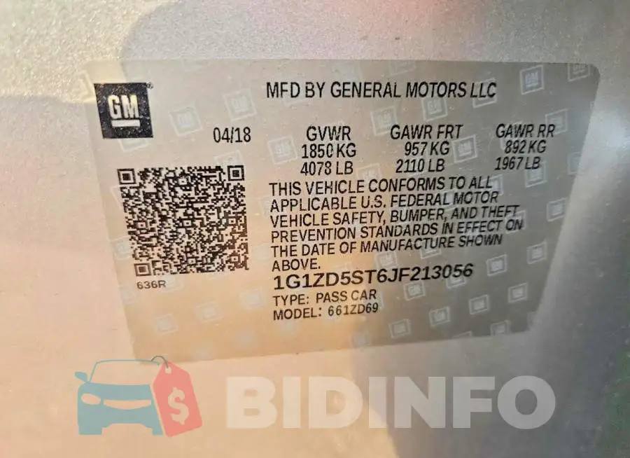 1G1ZD5ST6JF213056 Photo# 12