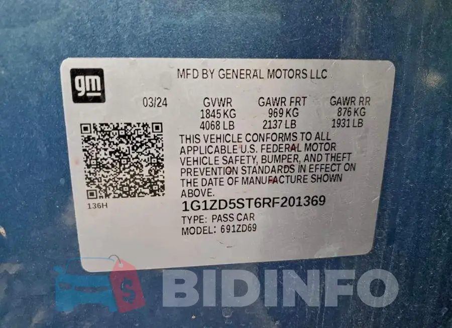 1G1ZD5ST6RF201369 Photo# 12