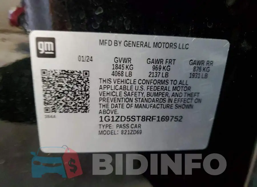 1G1ZD5ST8RF169752 Photo# 13
