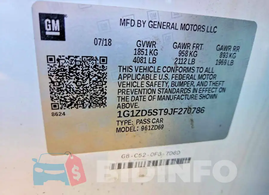 1G1ZD5ST9JF270786 Photo# 13