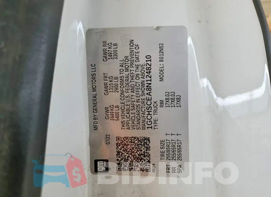 1GCHSCEA8N1248210 Photo# 13