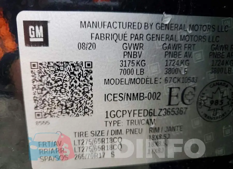 1GCPYFED6LZ365367 Photo# 12