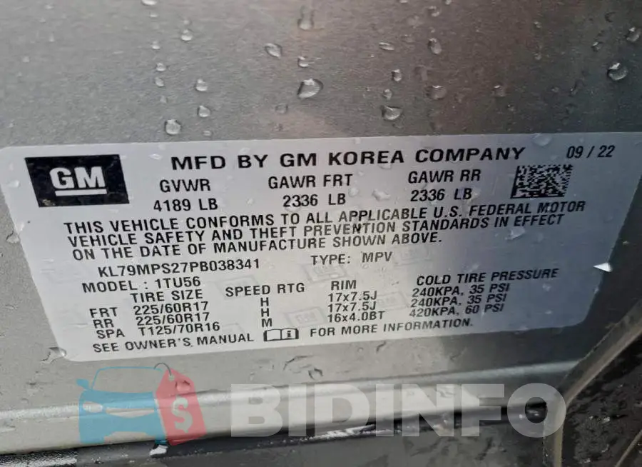 KL79MPS27PB038341 Photo# 14