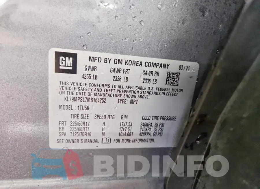 KL79MPSL7MB164252 Photo# 14