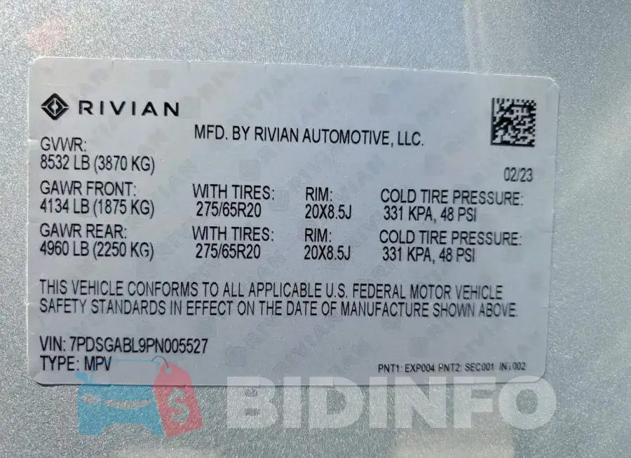 7PDSGABL9PN005527 Photo# 14