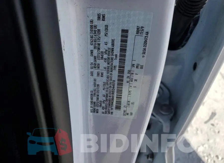 1FT8W2BA1RED44570 Photo# 12