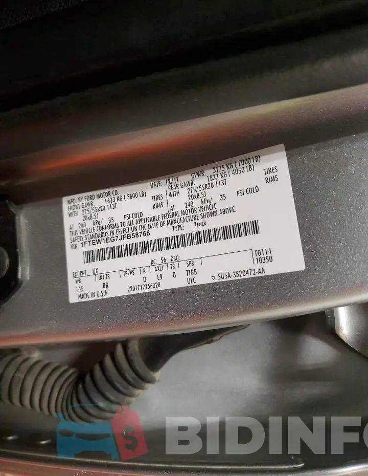 1FTEW1EG7JFB58768 Photo# 13