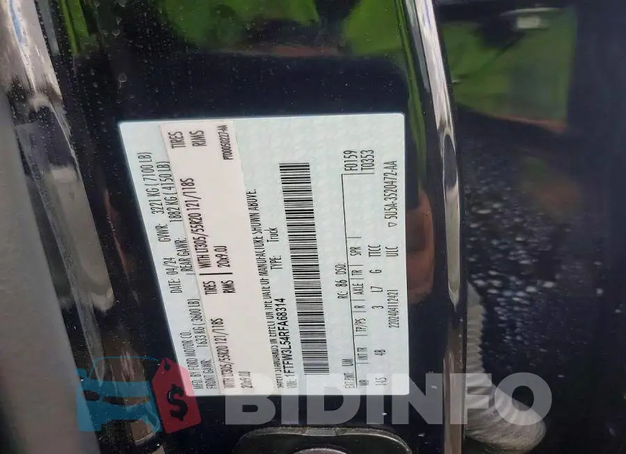 1FTFW3L54RFA68314 Photo# 12