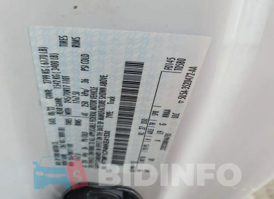 1FTMF1CP4NKE41530 Photo# 12
