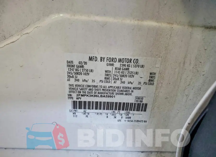 2FMPK3K96LBA59901 Photo# 13