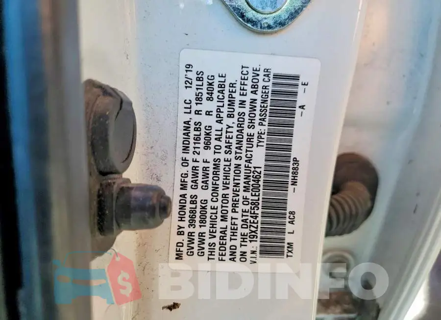 19XZE4F58LE004621 Photo# 12
