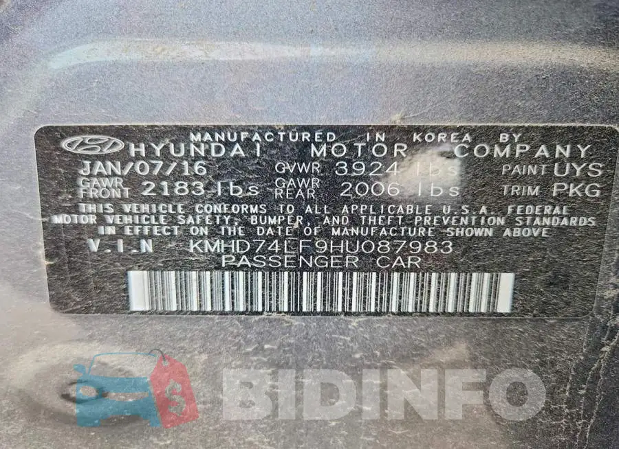 KMHD74LF9HU087983 Photo# 13
