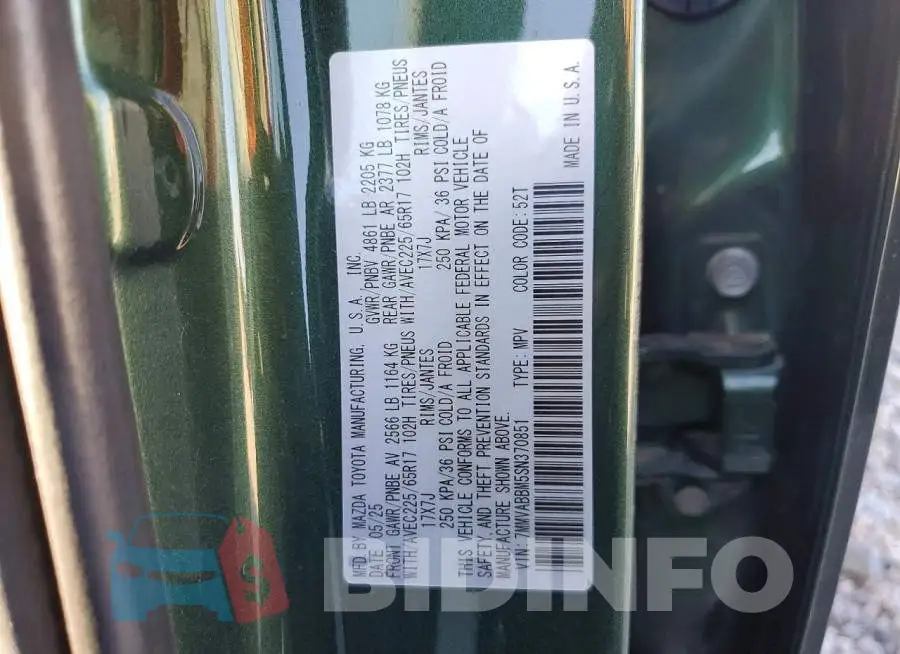 7MMVABBM5SN370851 Photo# 13