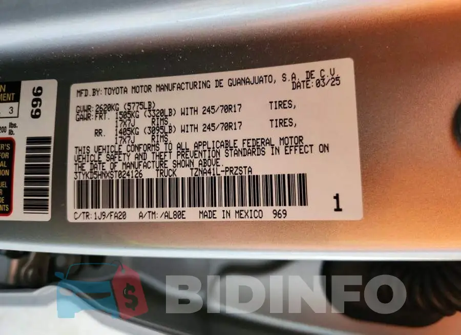 3TYKD5HNXST024126 Photo# 12