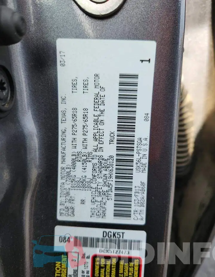 5TFDW5F19HX638120 Photo# 12