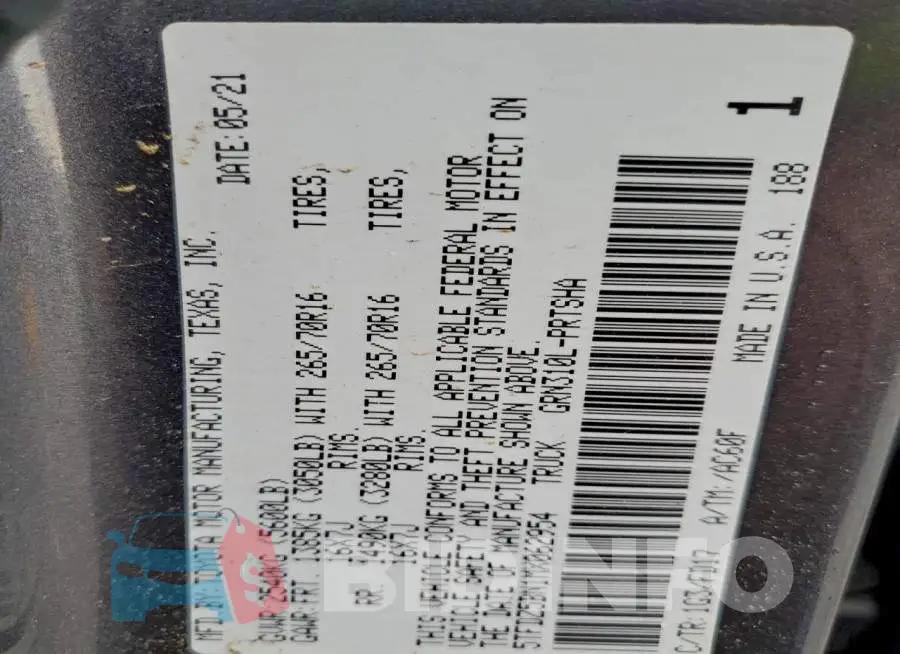 5TFDZ5BN1MX062954 Photo# 12