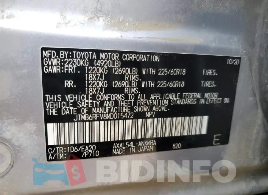 JTMB6RFV8MD015472 Photo# 13