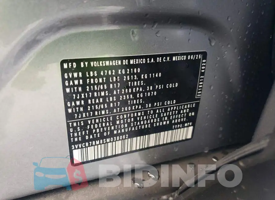 3VVCR7RM8SM038062 Photo# 13