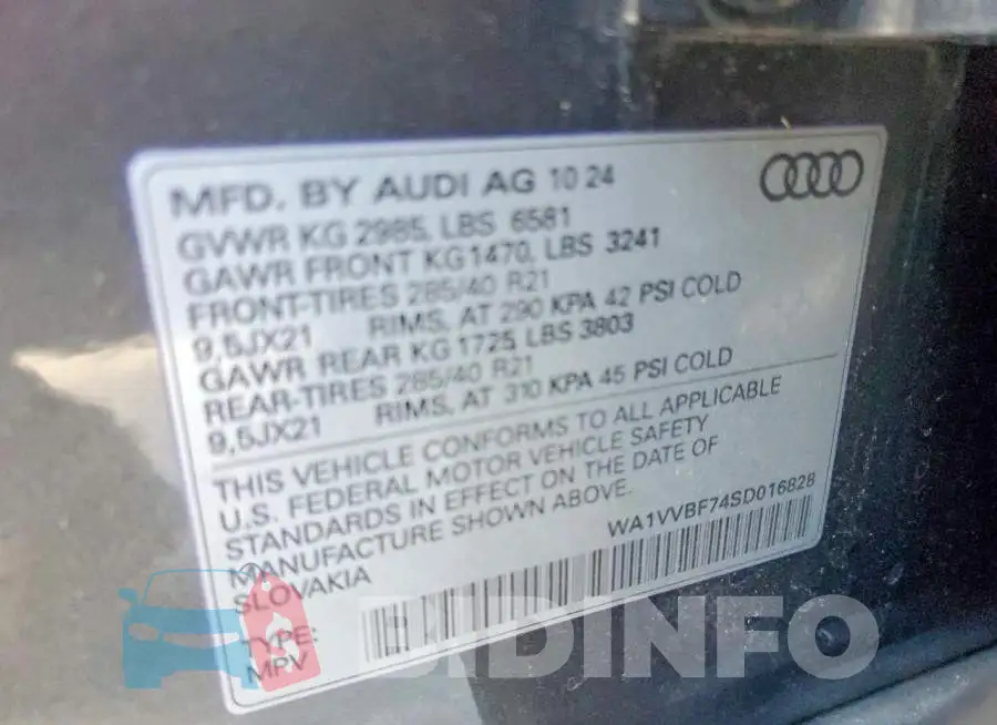 WA1VVBF74SD016828 Photo# 14
