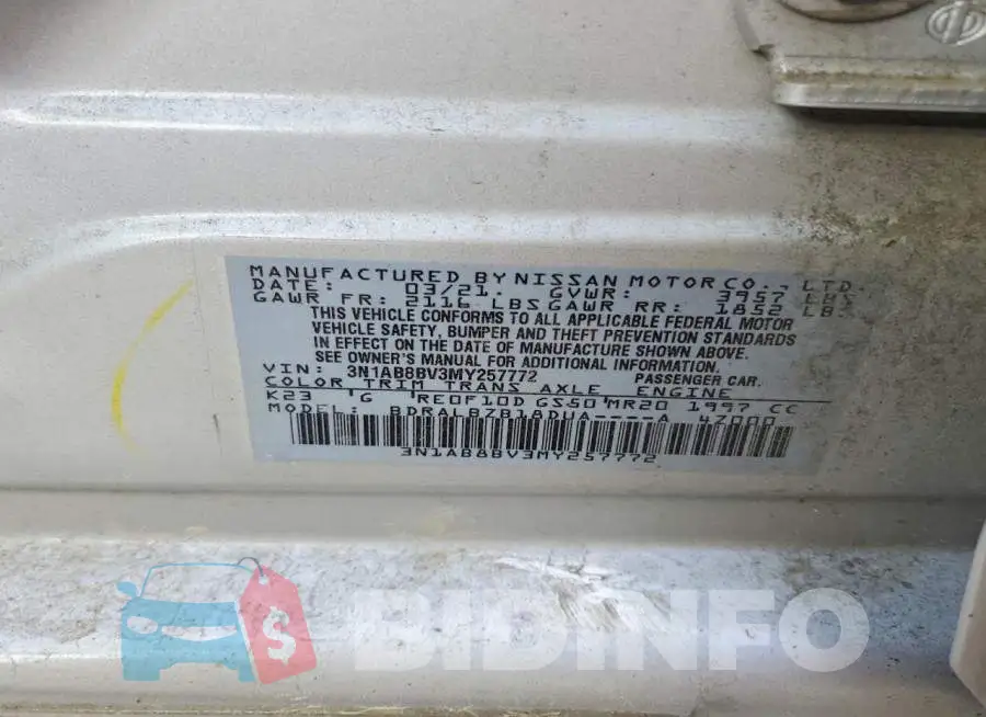 3N1AB8BV3MY257772 Photo# 12