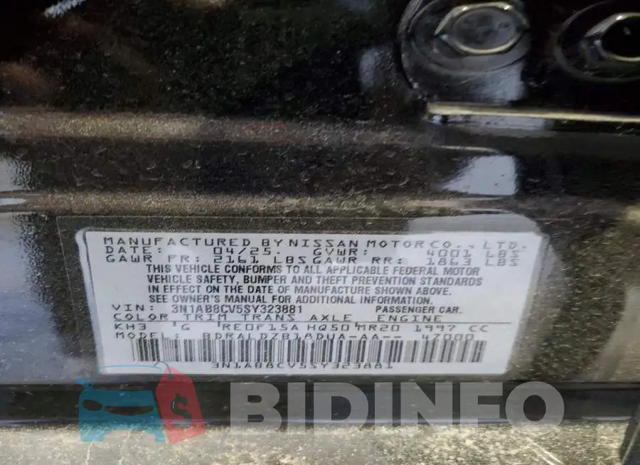 3N1AB8CV5SY323881 Photo# 12