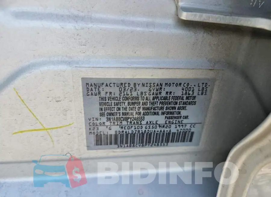 3N1AB8CV8PY248553 Photo# 12