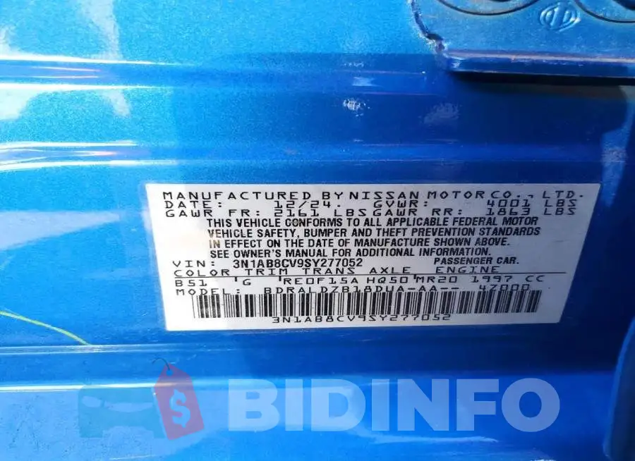 3N1AB8CV9SY277052 Photo# 13