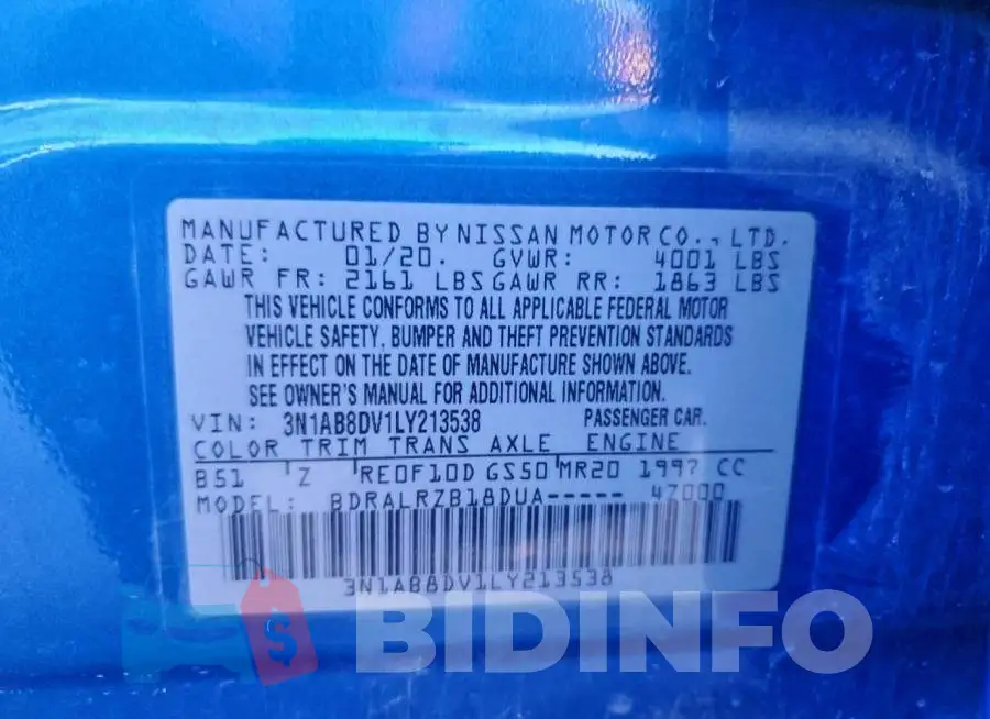 3N1AB8DV1LY213538 Photo# 12