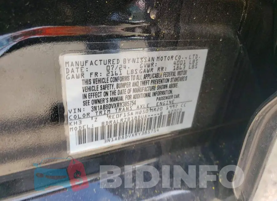 3N1AB8DVXRY385754 Photo# 13