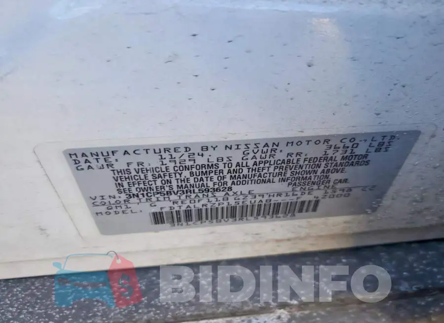 3N1CP5BV3RL593628 Photo# 12