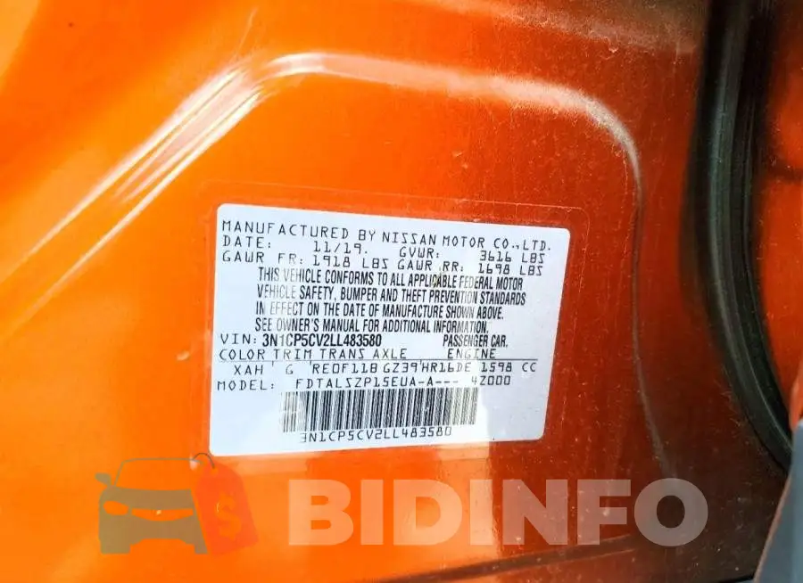 3N1CP5CV2LL483580 Photo# 12