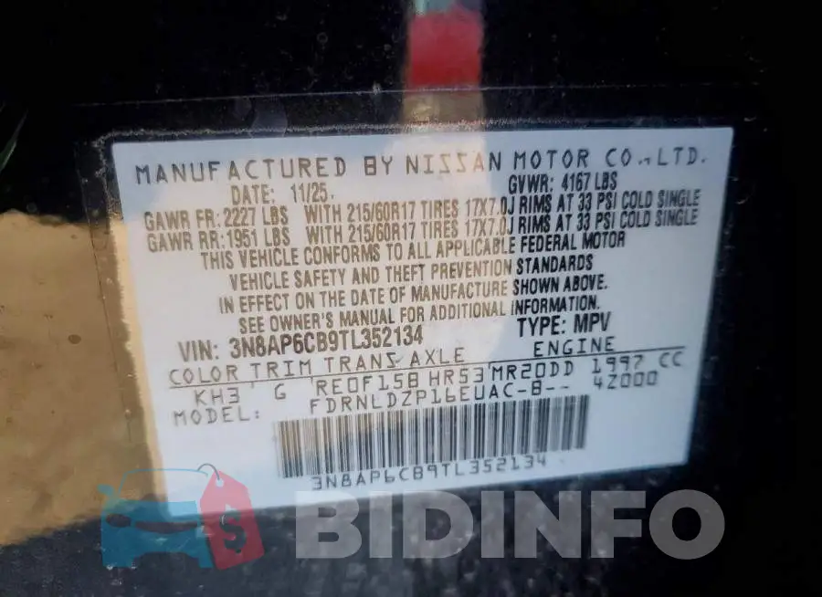 3N8AP6CB9TL352134 Photo# 14
