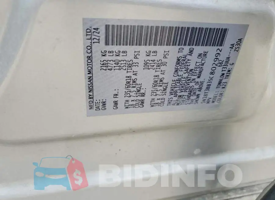 5N1BT3BB3SC802992 Photo# 13