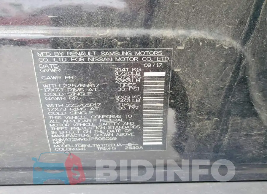 KNMAT2MV6JP505059 Photo# 13