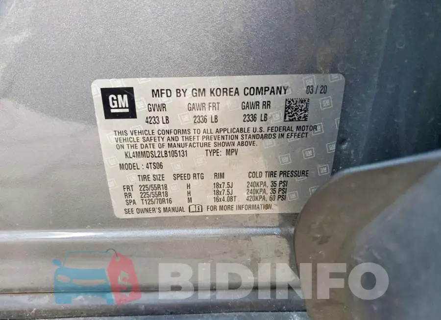 KL4MMDSL2LB105131 Photo# 12