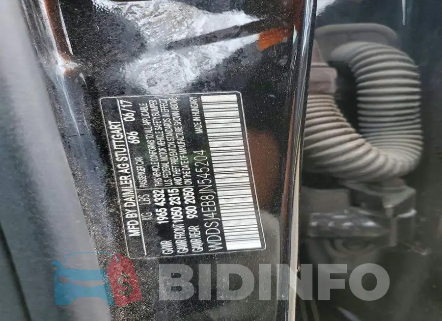 WDDSJ4EB8JN545204 Photo# 13