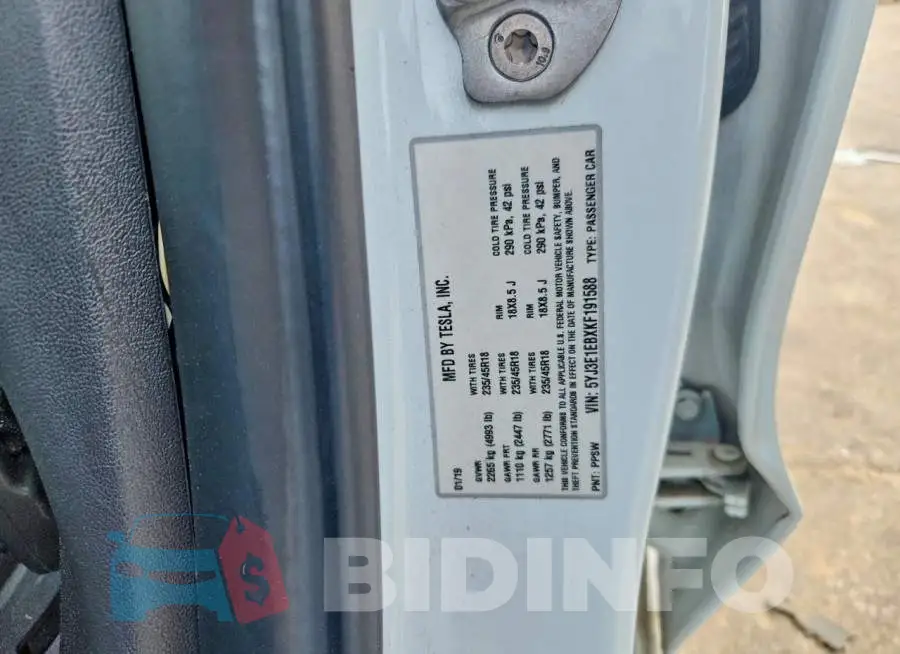 5YJ3E1EBXKF191588 Photo# 12