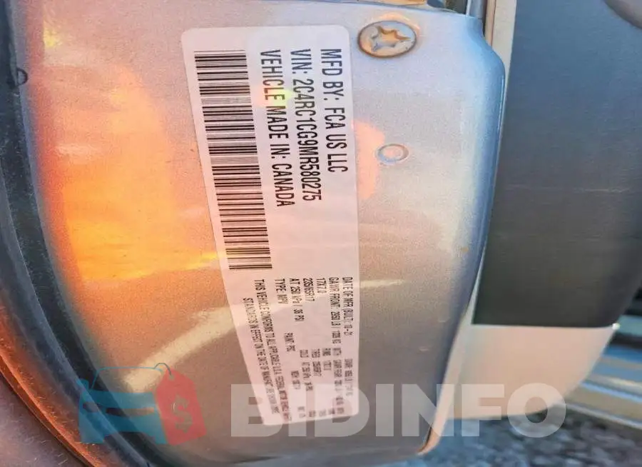 2C4RC1CG9MR580275 Photo# 13