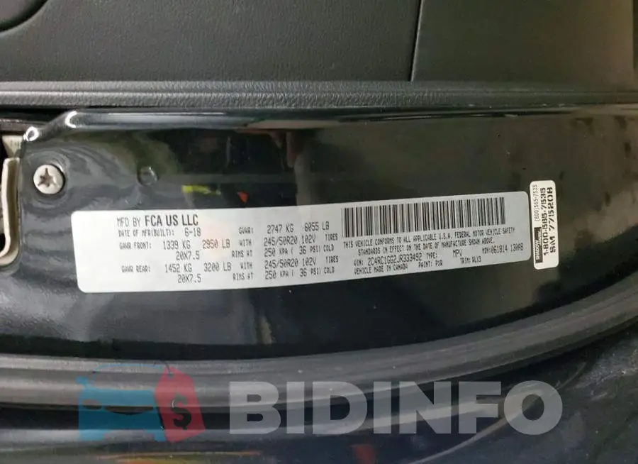 2C4RC1GG2JR333492 Photo# 13