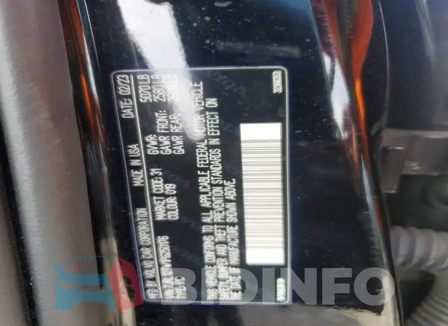7JRL12TW1PG250176 Photo# 13