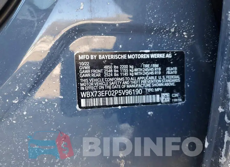 WBX73EF02P5V96190 Photo# 13
