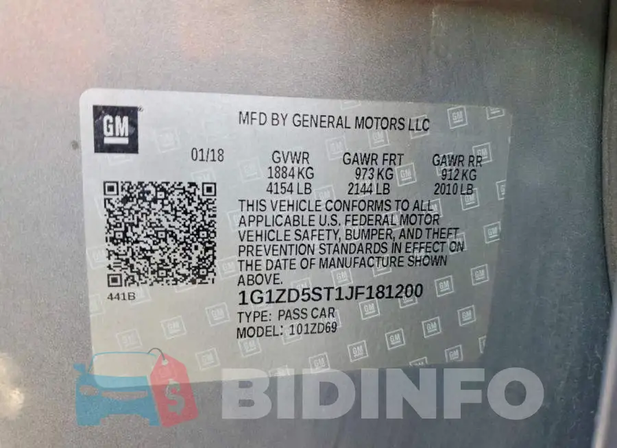 1G1ZD5ST1JF181200 Photo# 12