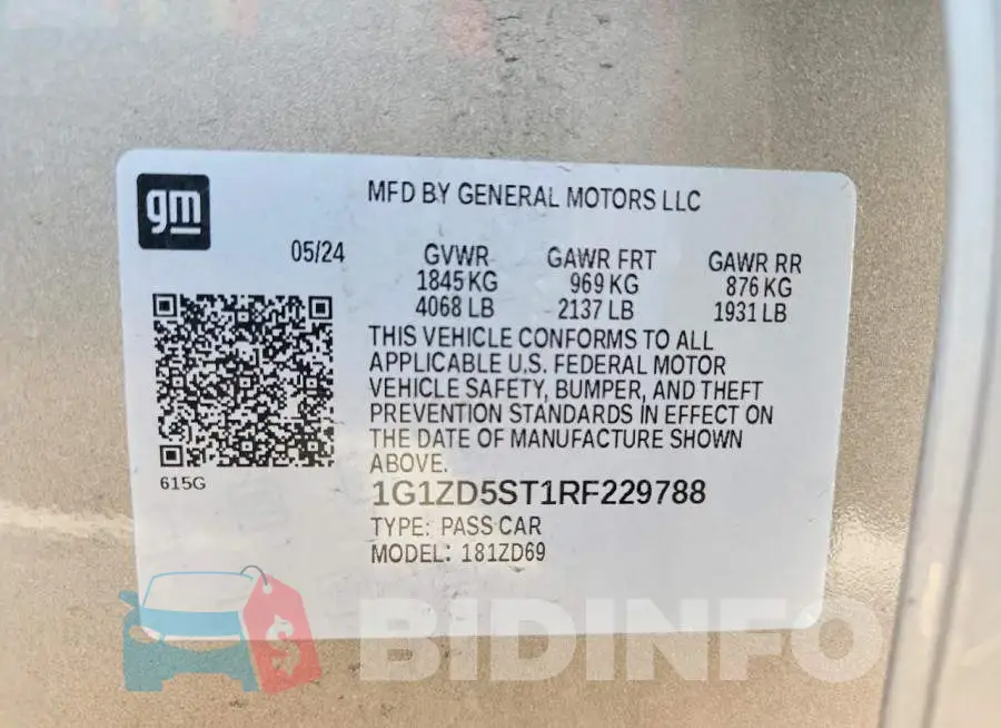 1G1ZD5ST1RF229788 Photo# 12