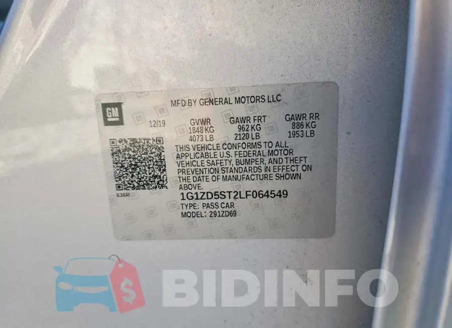 1G1ZD5ST2LF064549 Photo# 13