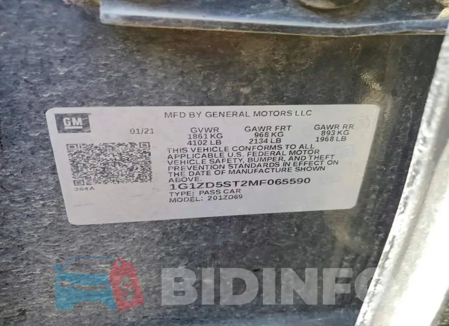 1G1ZD5ST2MF065590 Photo# 12